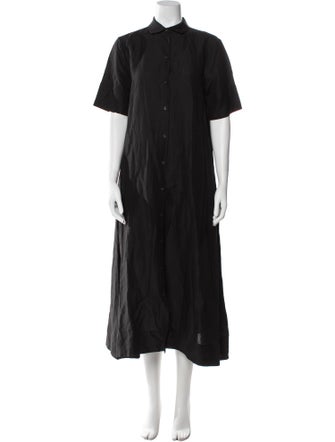 Creatures of Comfort Silk Long Dress