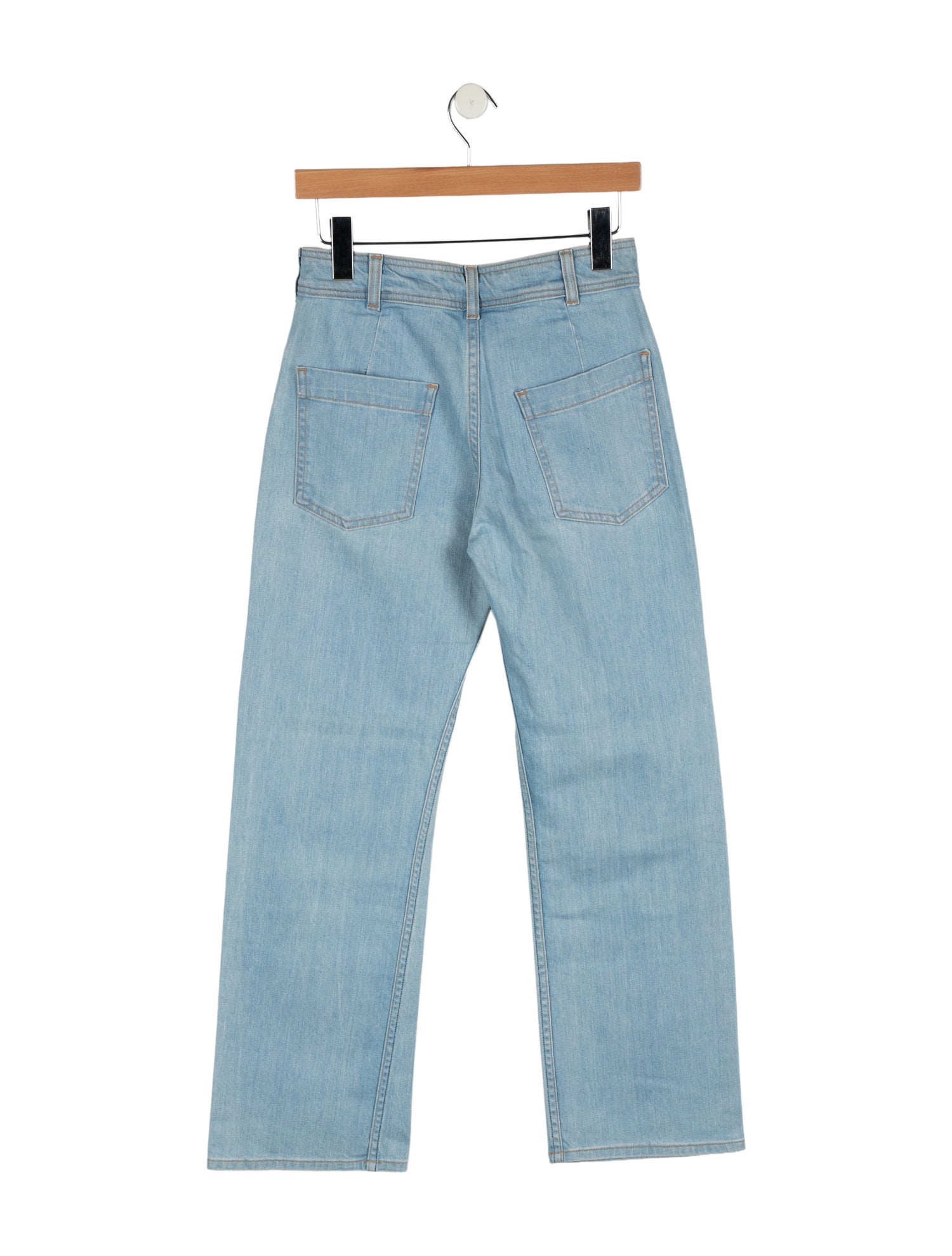 Creatures of Comfort Mid-Rise Wide Leg Jeans