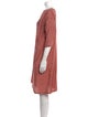 Creatures of Comfort Silk Knee-Length Dress