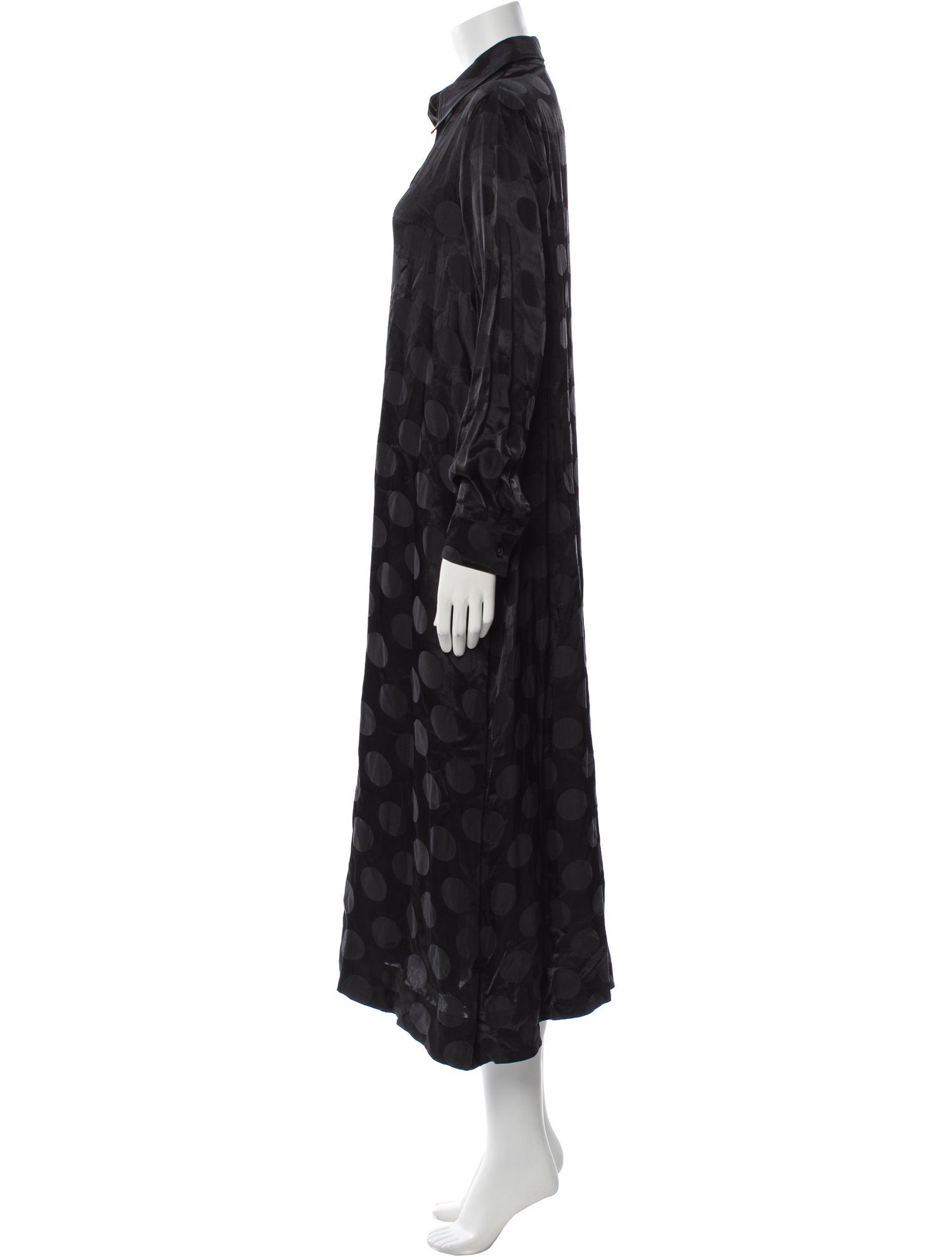 Creatures of Comfort Polka Dot Print Long Dress