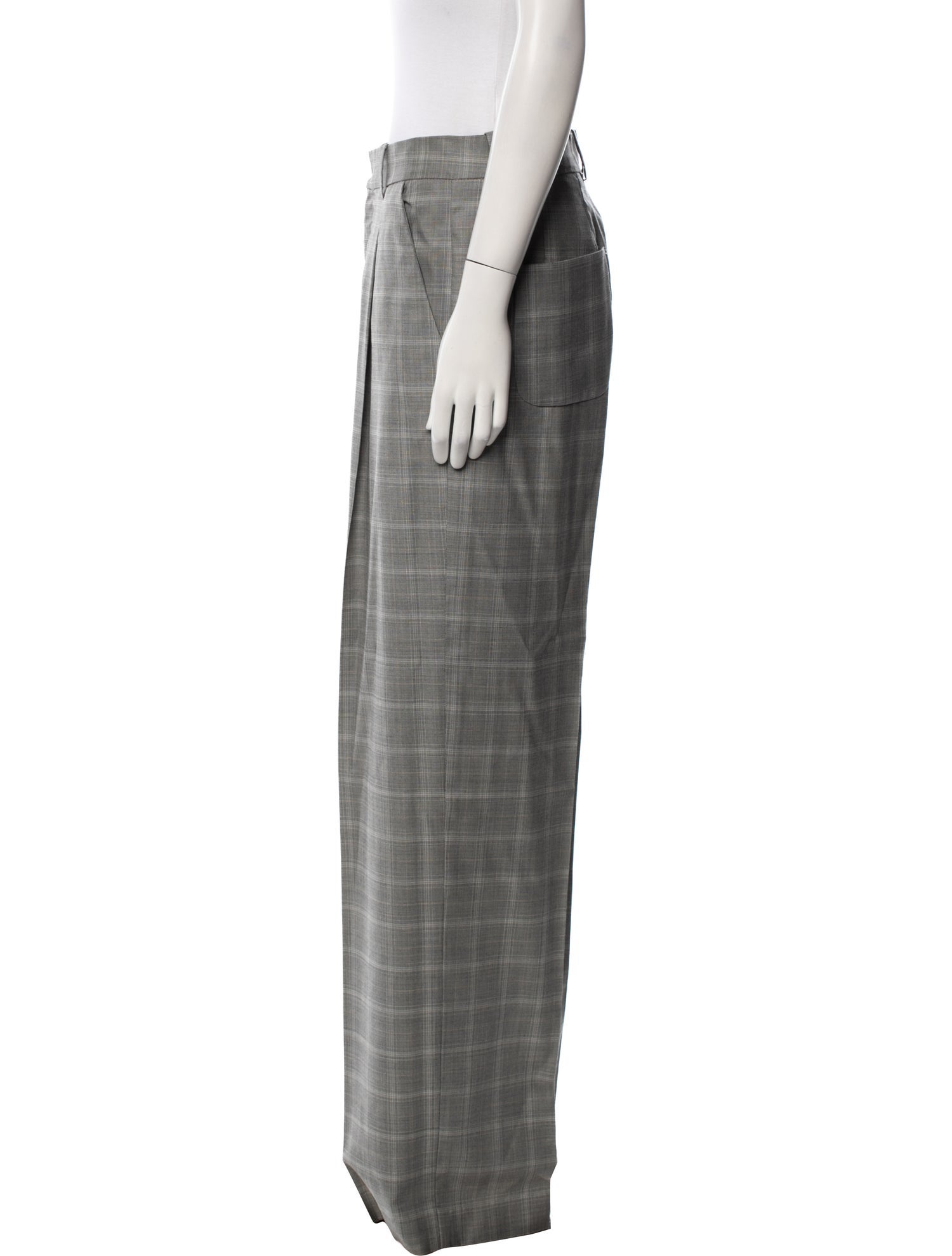 Creatures of Comfort Virgin Wool Wide Leg Pants