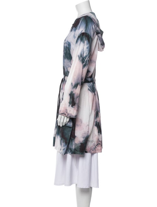 Carbon 38 Tie-Dye Print Coat