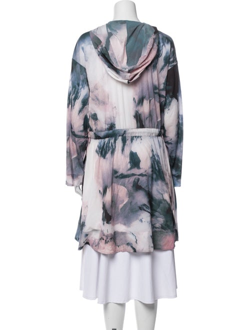 Carbon 38 Tie-Dye Print Coat