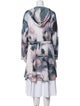 Carbon 38 Tie-Dye Print Coat