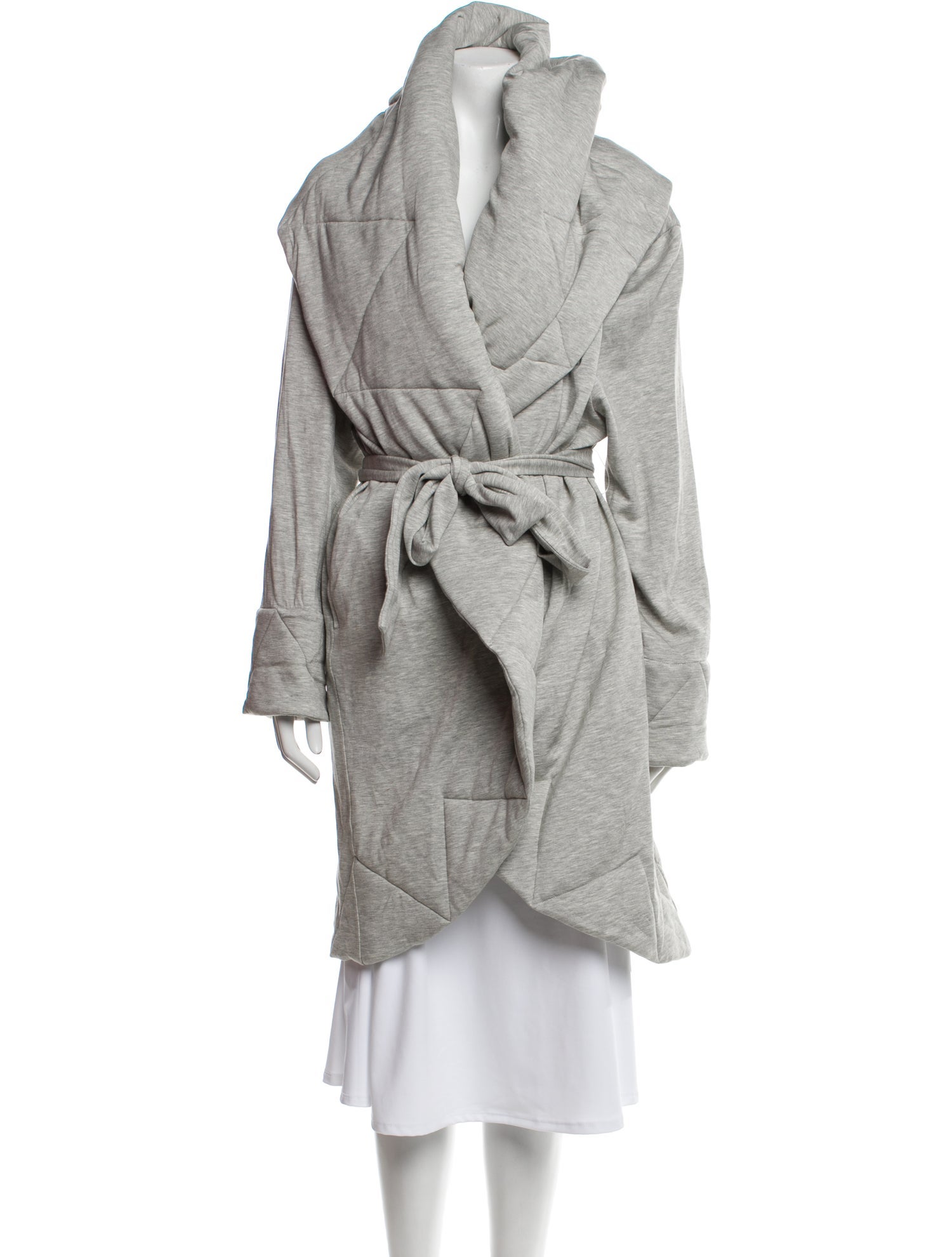 Carbon 38 Nylon Trench Coat