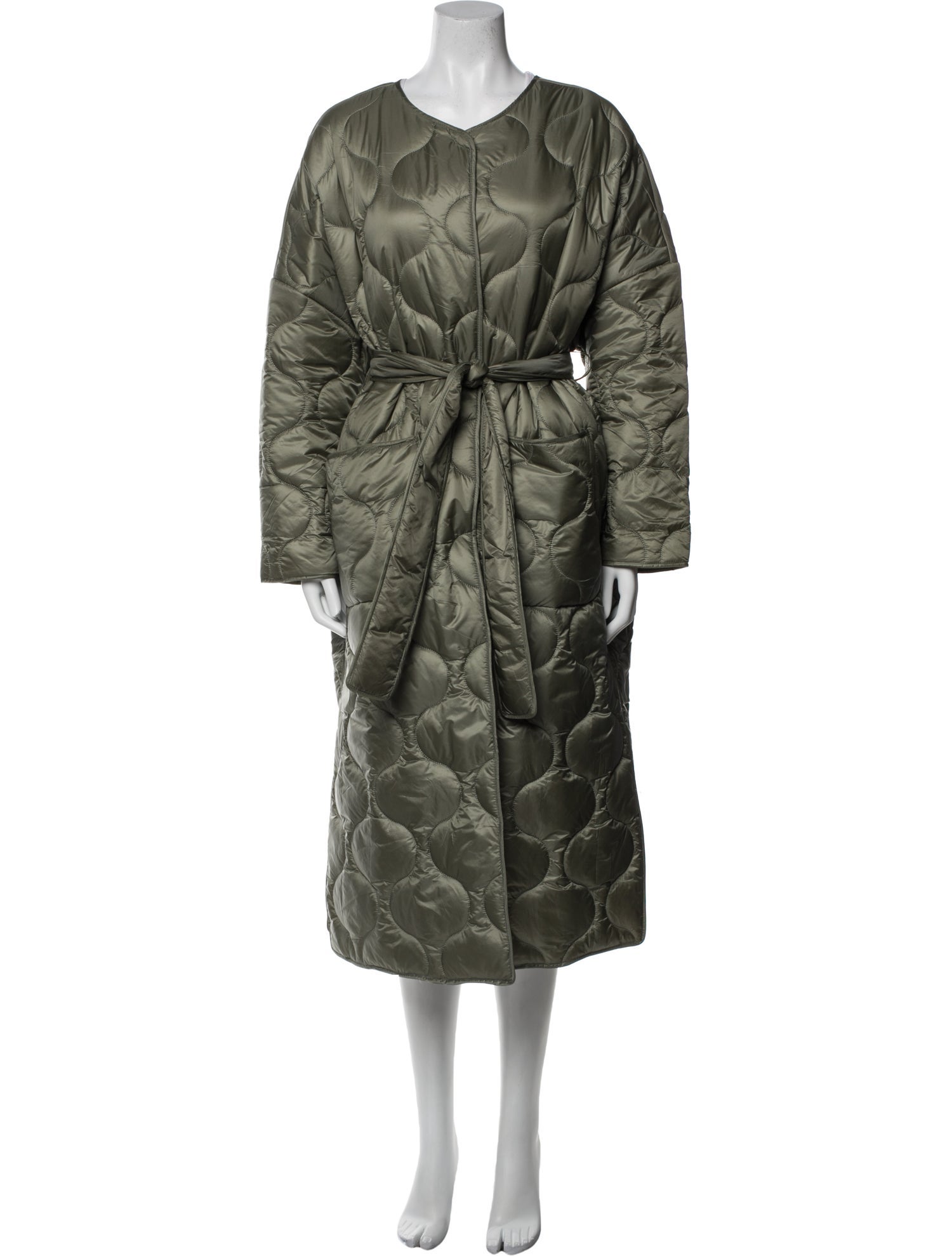 Carbon 38 Nylon Trench Coat