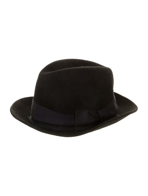 Ca4La Felt Fedora Hat Black