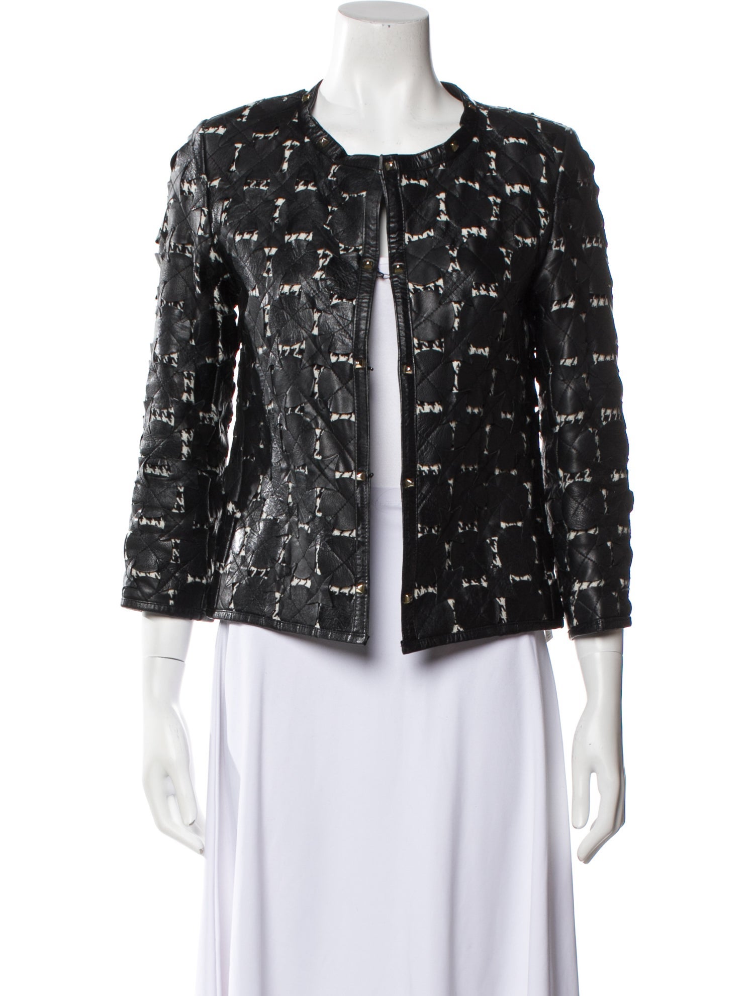 Caban Romantic Wool Patterned Jacket