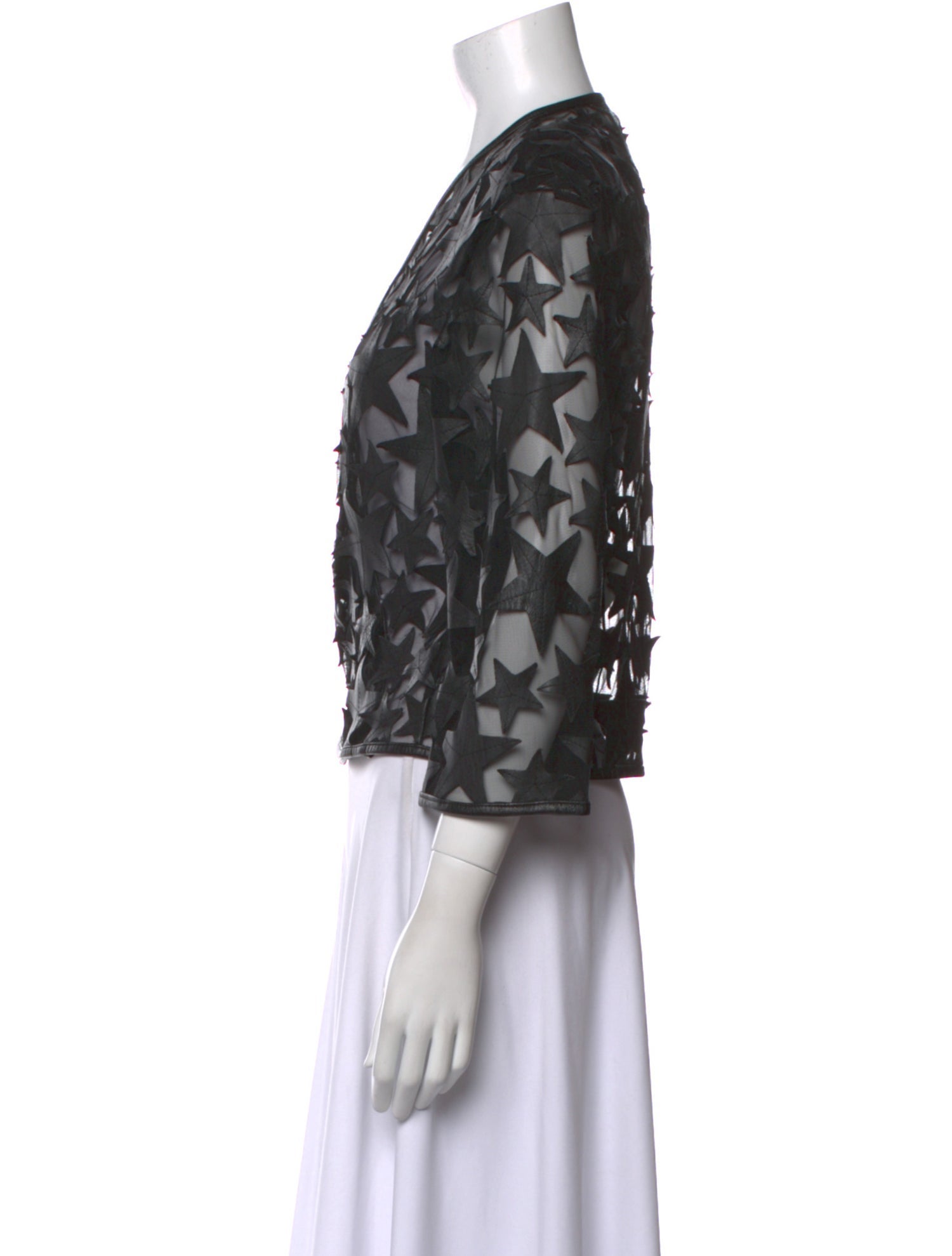 Caban Romantic Leather Printed Blouse