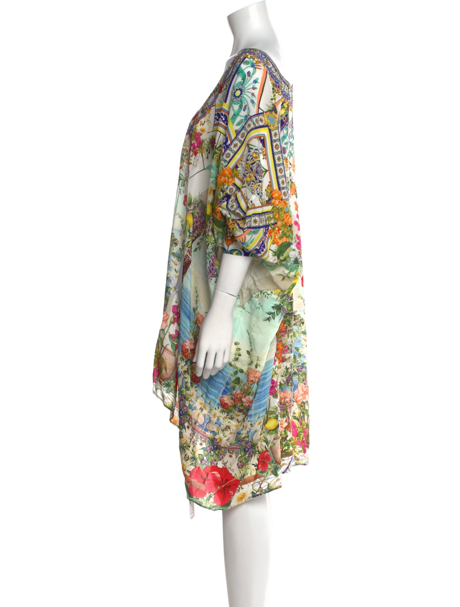 Camilla x Leading Hotels of the World Silk Knee-Length Dress