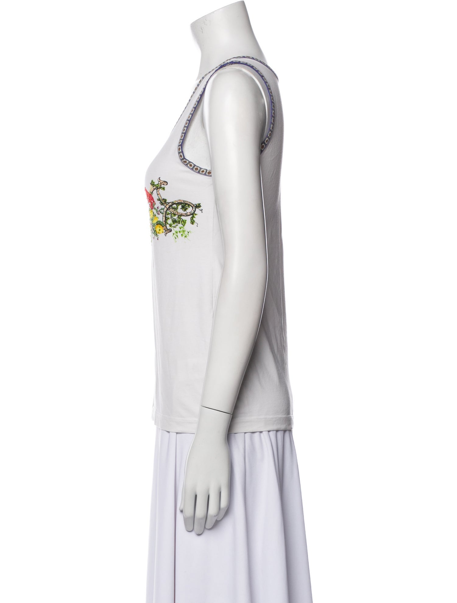 Camilla x Leading Hotels of the World Graphic Print Scoop Neck Top