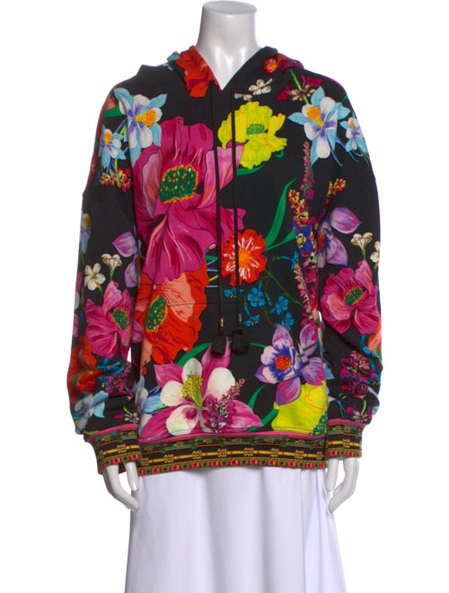 Camilla x Leading Hotels of the World Floral Print V-Neck Sweatshirt