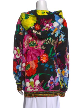 Camilla x Leading Hotels of the World Floral Print V-Neck Sweatshirt