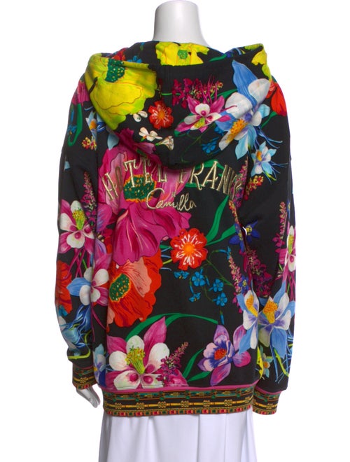 Camilla x Leading Hotels of the World Floral Print V-Neck Sweatshirt