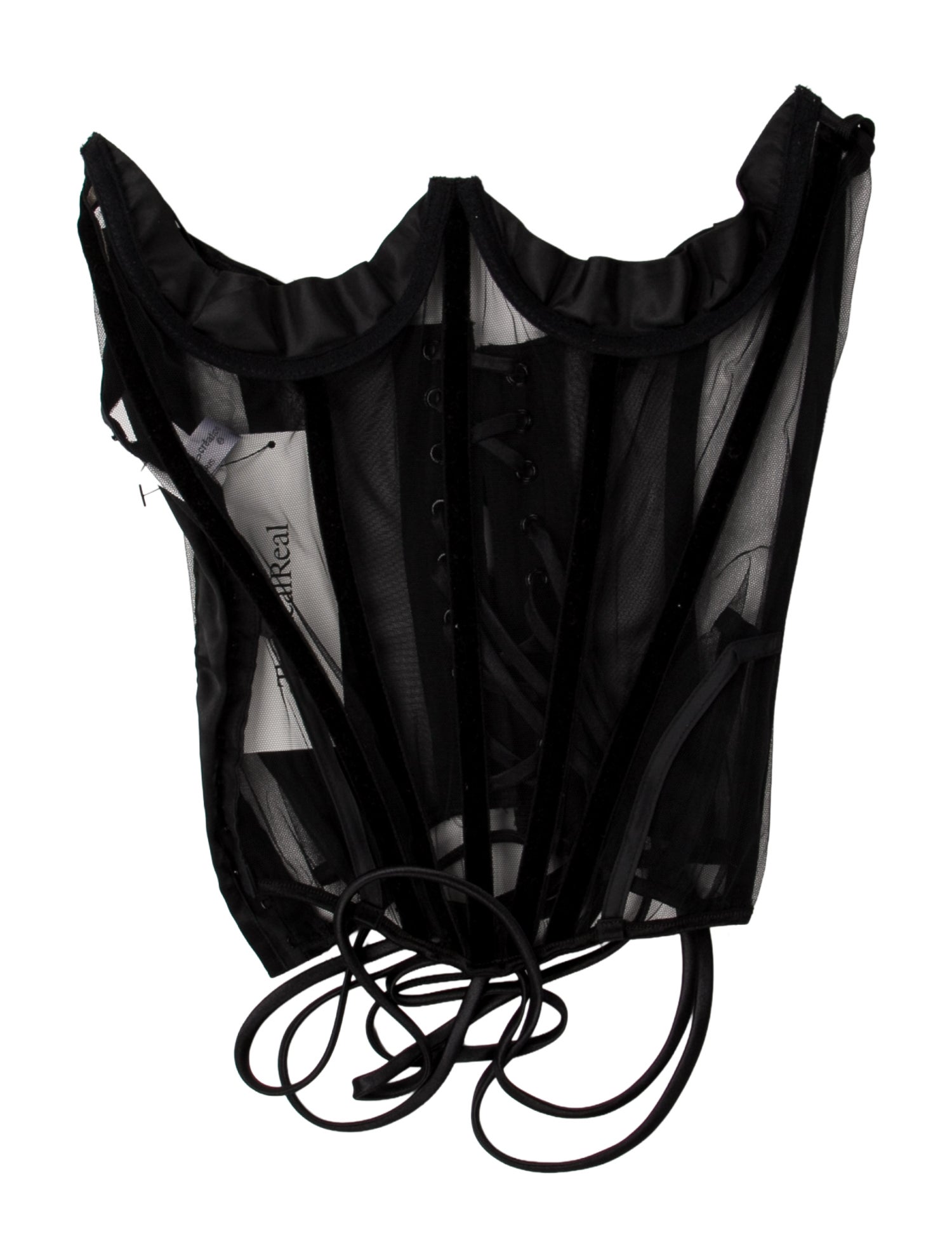 Cadolle Creation Plunge Neckline Sleeveless Crop Top