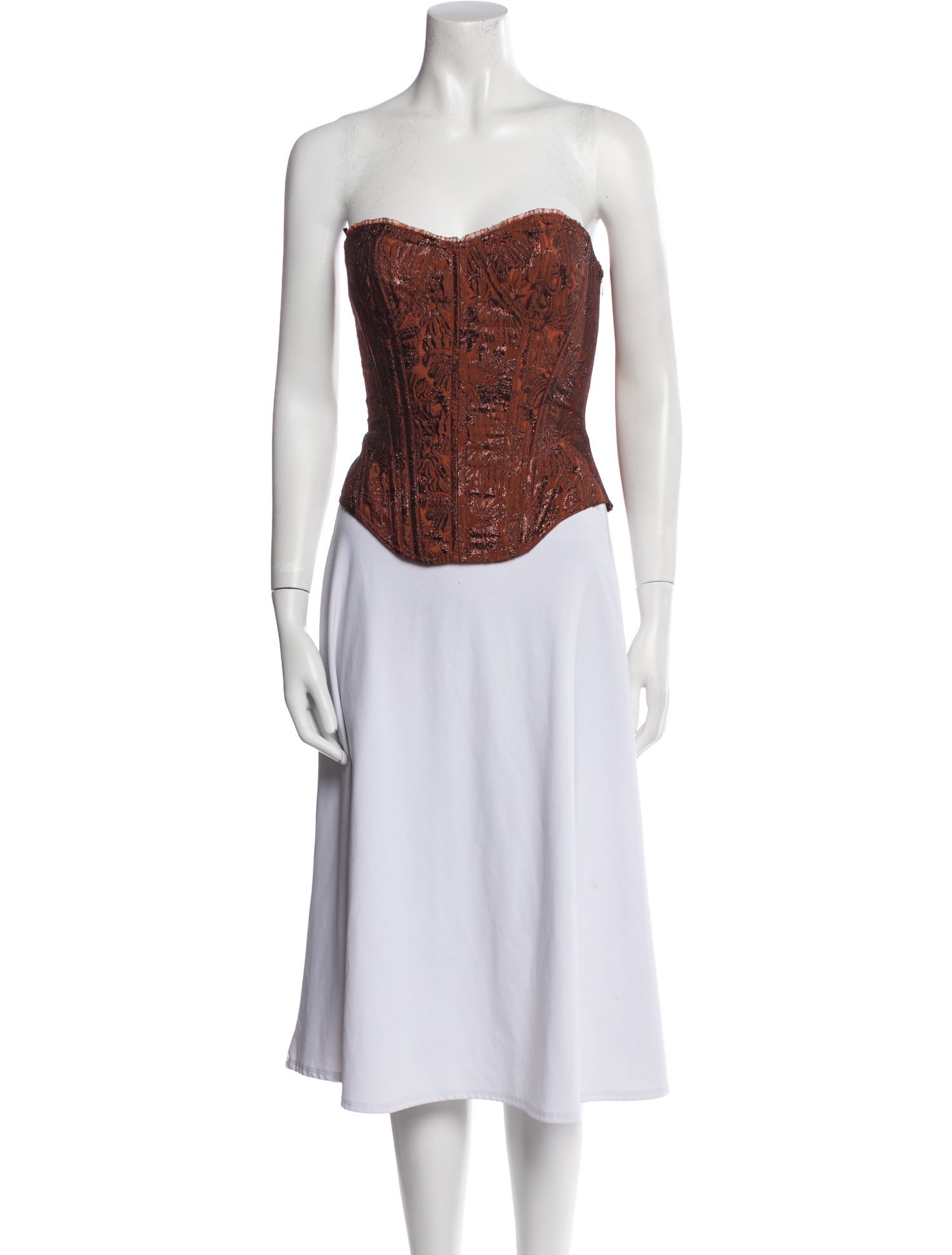 Cadolle Creation Strapless Crop Top