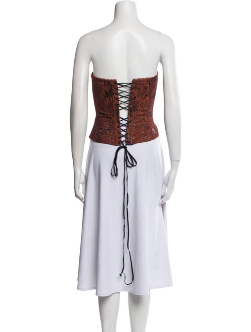 Cadolle Creation Strapless Crop Top