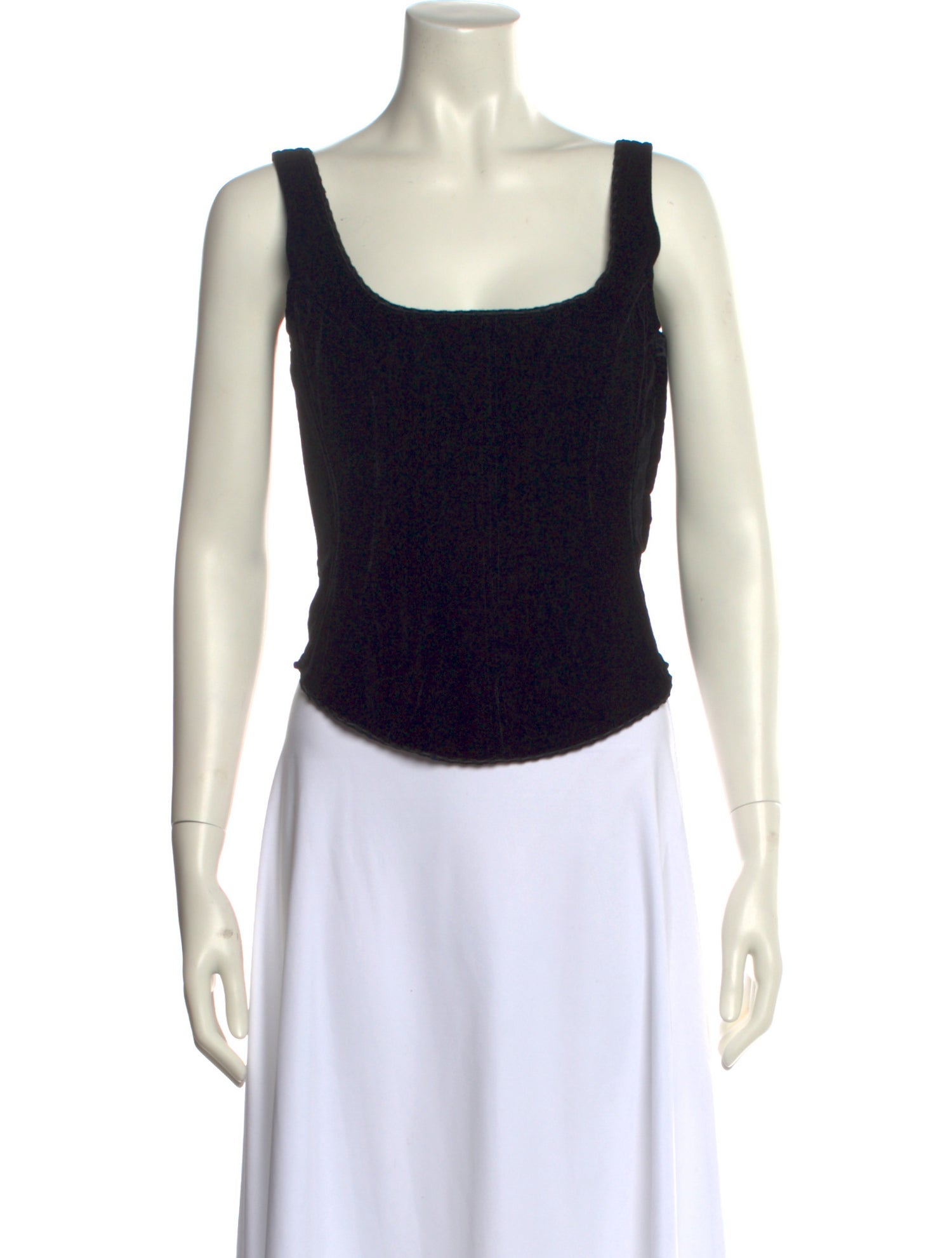 Cadolle Creation Square Neckline Sleeveless Top