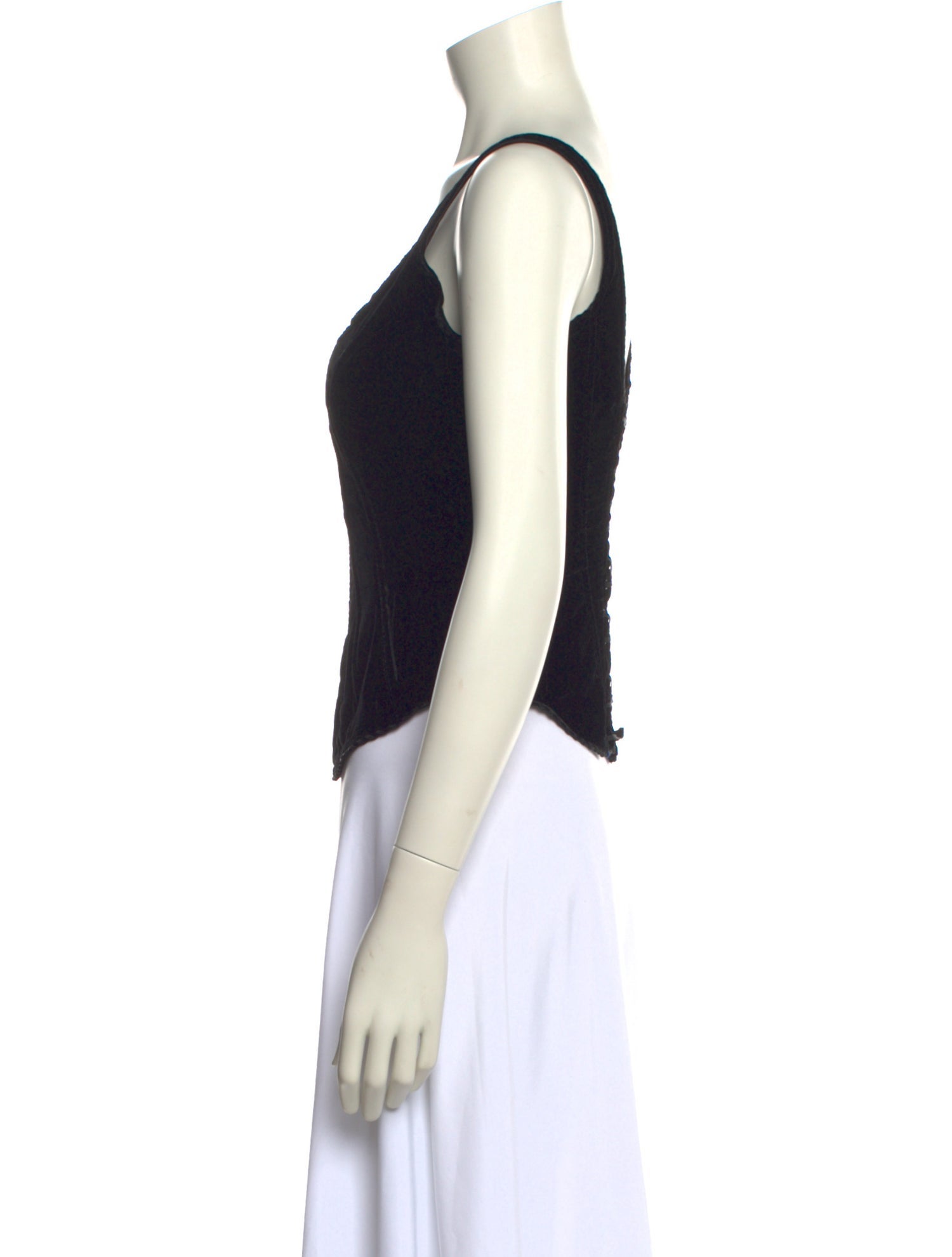 Cadolle Creation Square Neckline Sleeveless Top