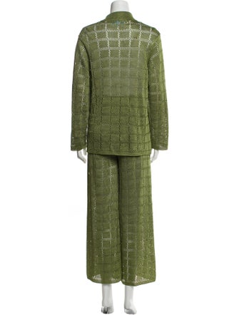 Calle del Mar Polka Dot Print Pant Set