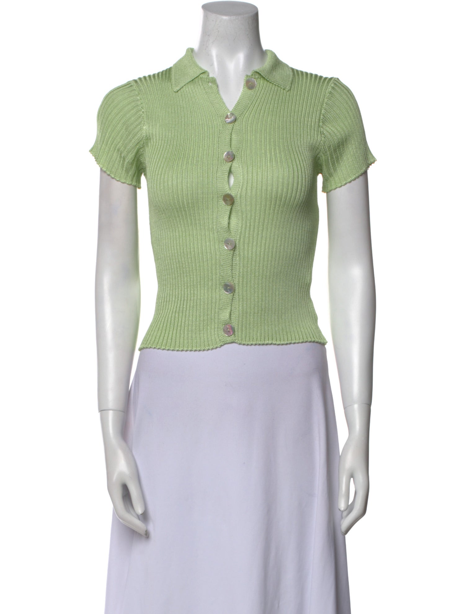 Calle del Mar Short Sleeve Crop Top