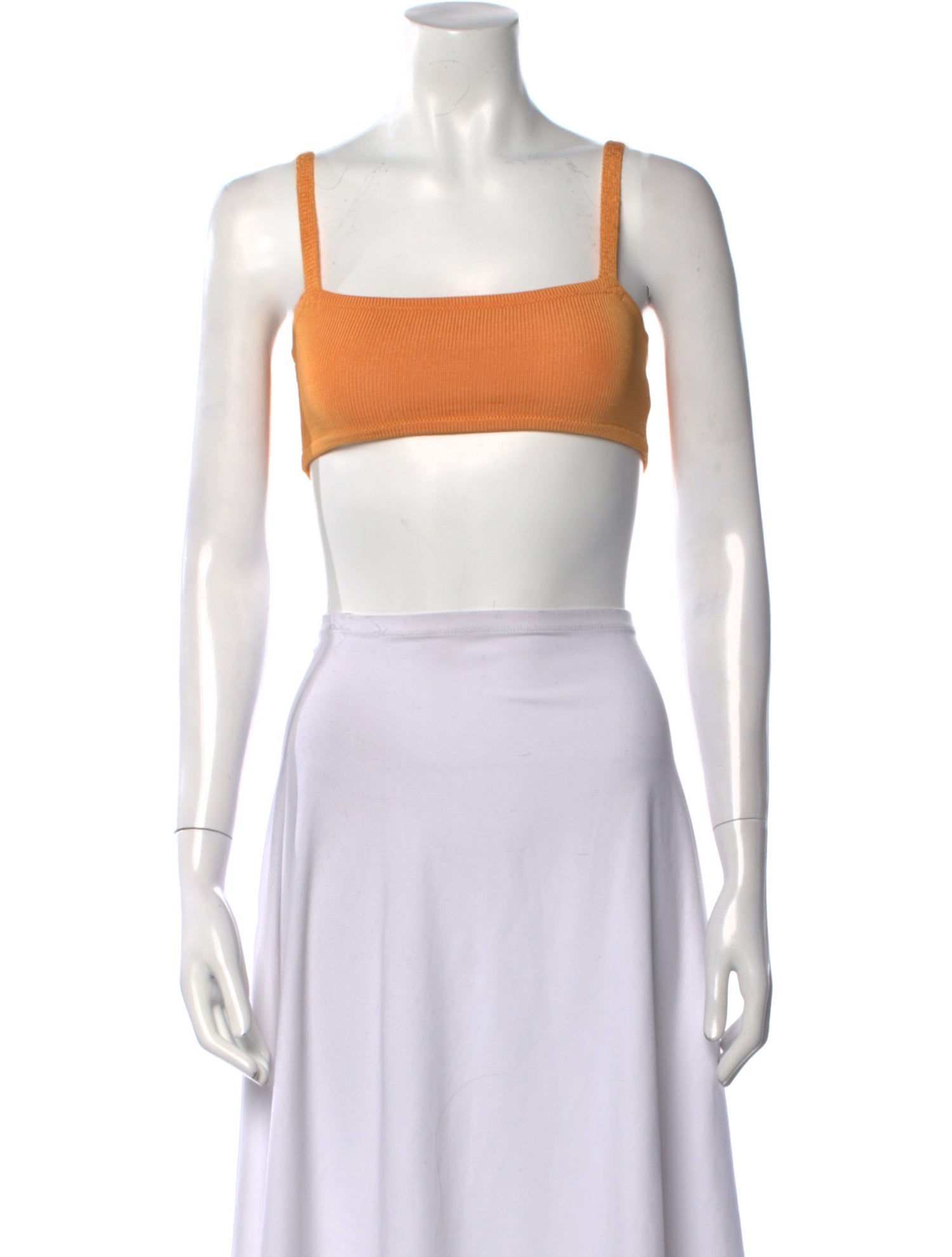 Calle del Mar Square Neckline Sleeveless Crop Top