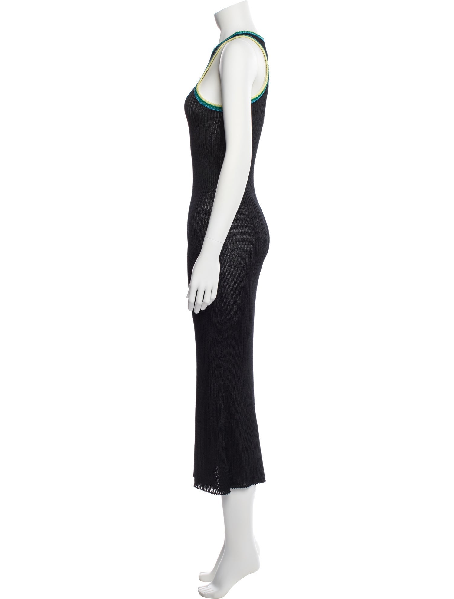 Calle del Mar Striped Long Dress