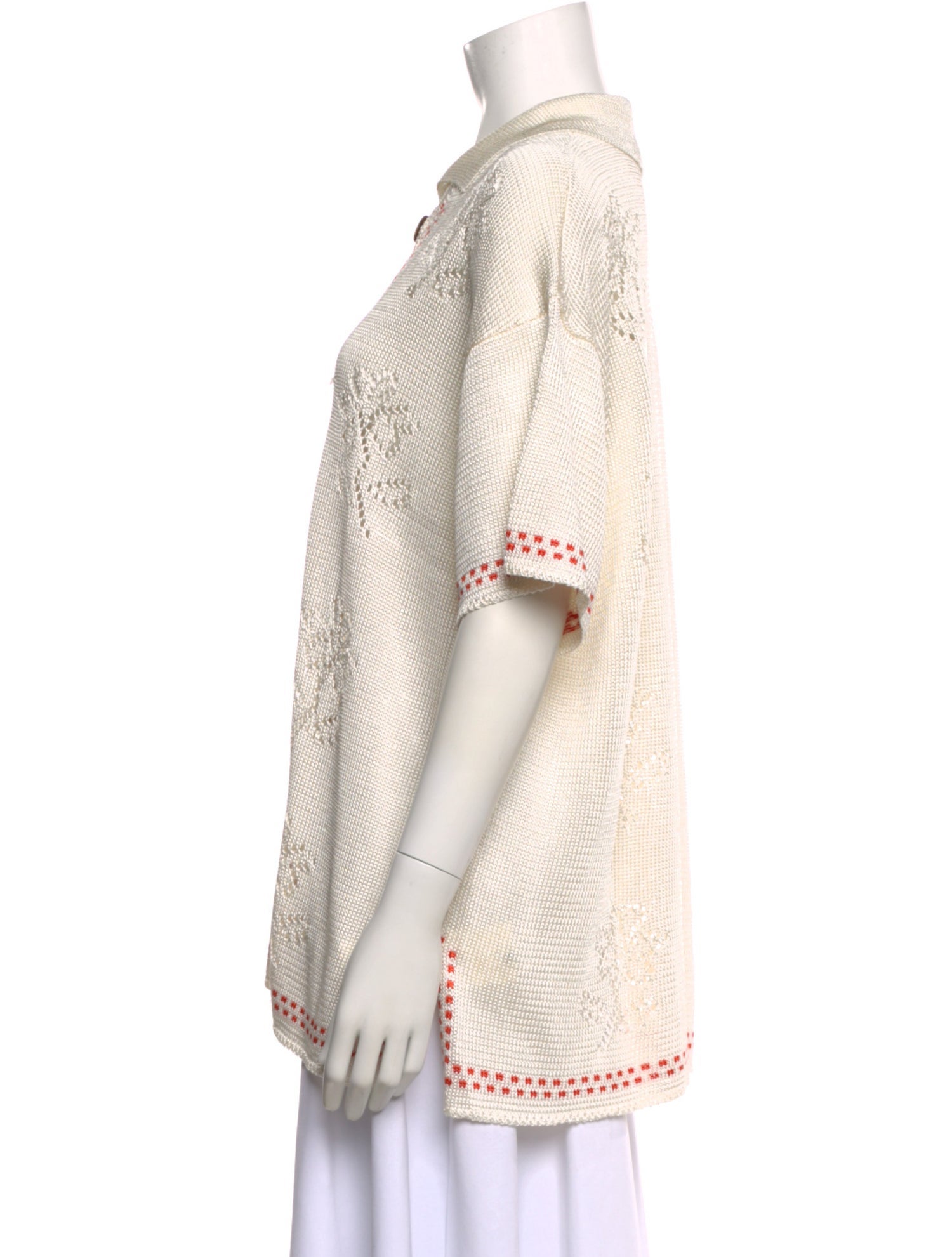 Calle del Mar Printed Mock Neck Tunic