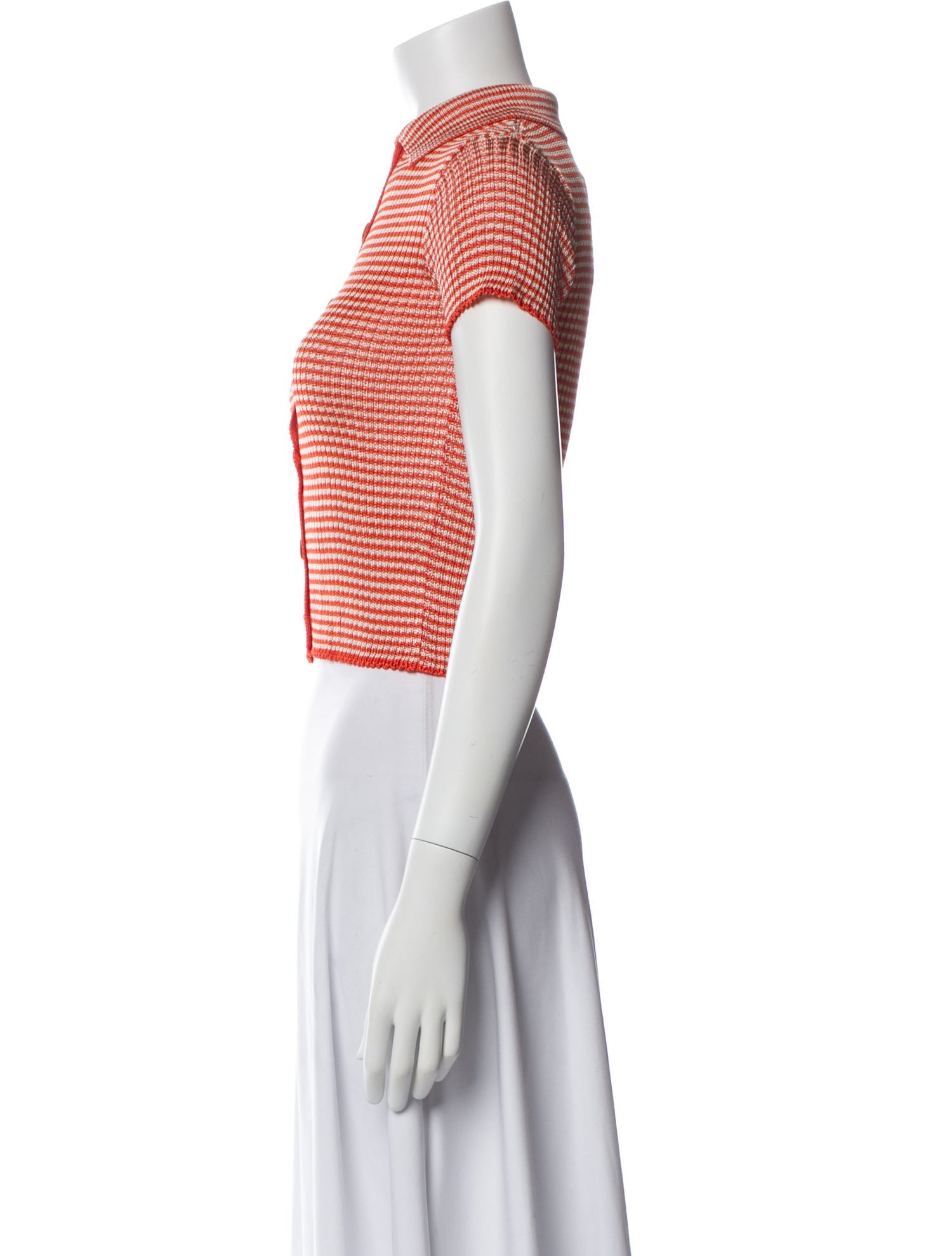 Calle del Mar Striped Mock Neck Sweater