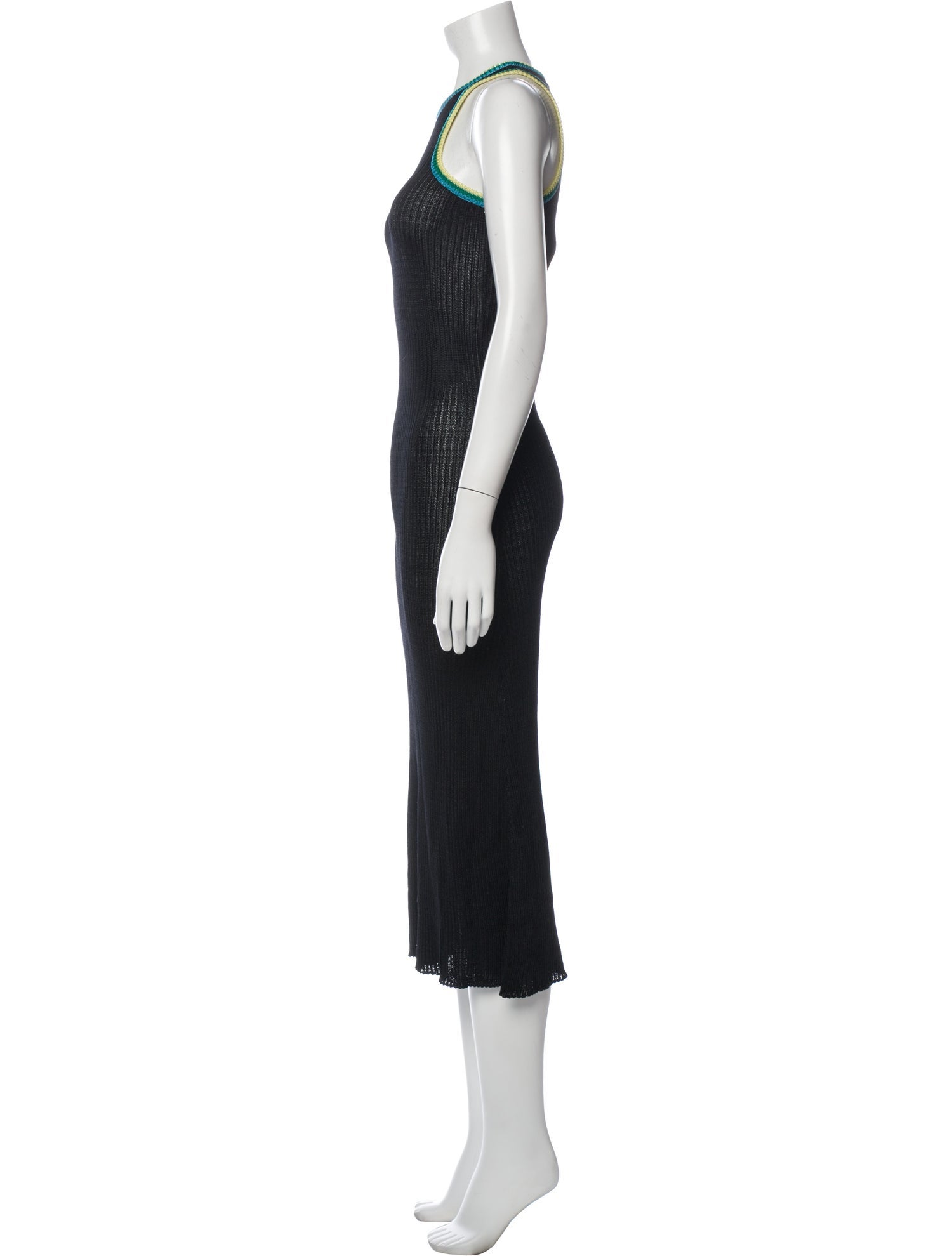 Calle del Mar Crew Neck Long Dress w/ Tags