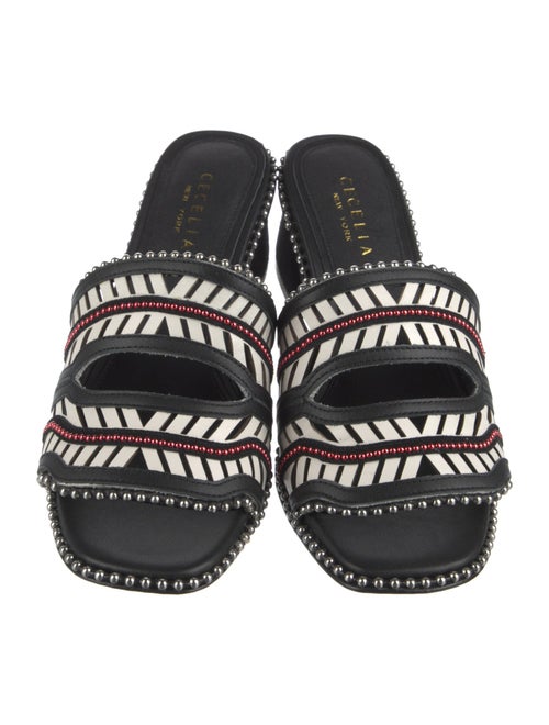 Cecelia Luna Leather Slides