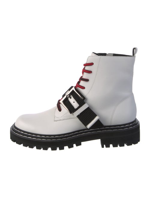 Cecelia Leather Combat Boots