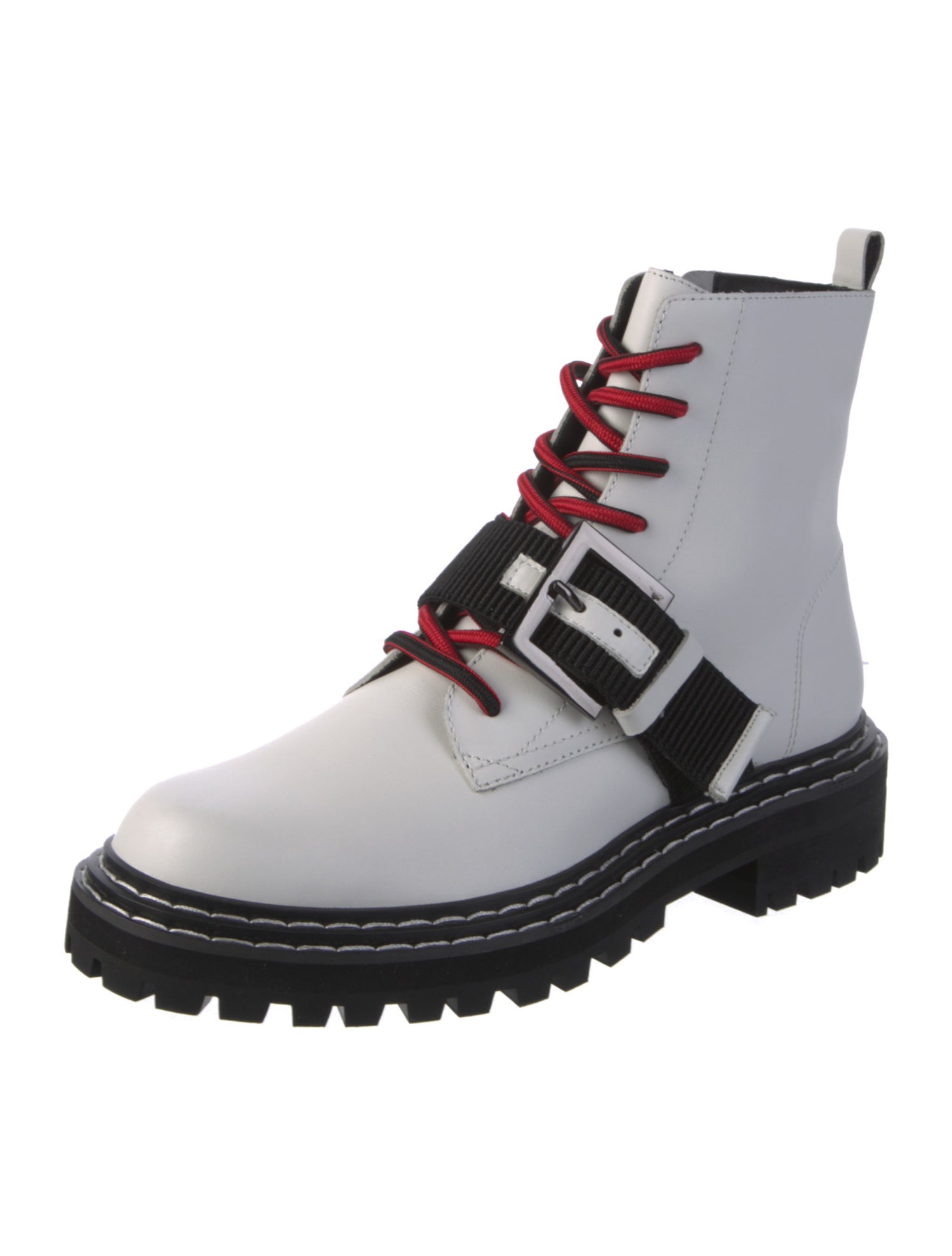 Cecelia Leather Combat Boots