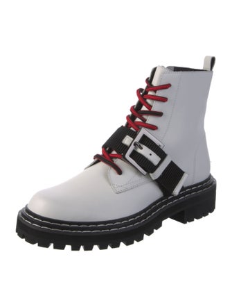 Cecelia Leather Combat Boots