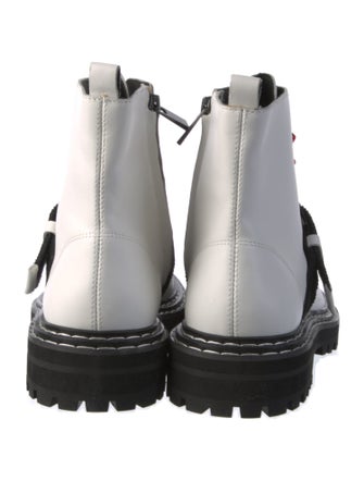 Cecelia Leather Combat Boots