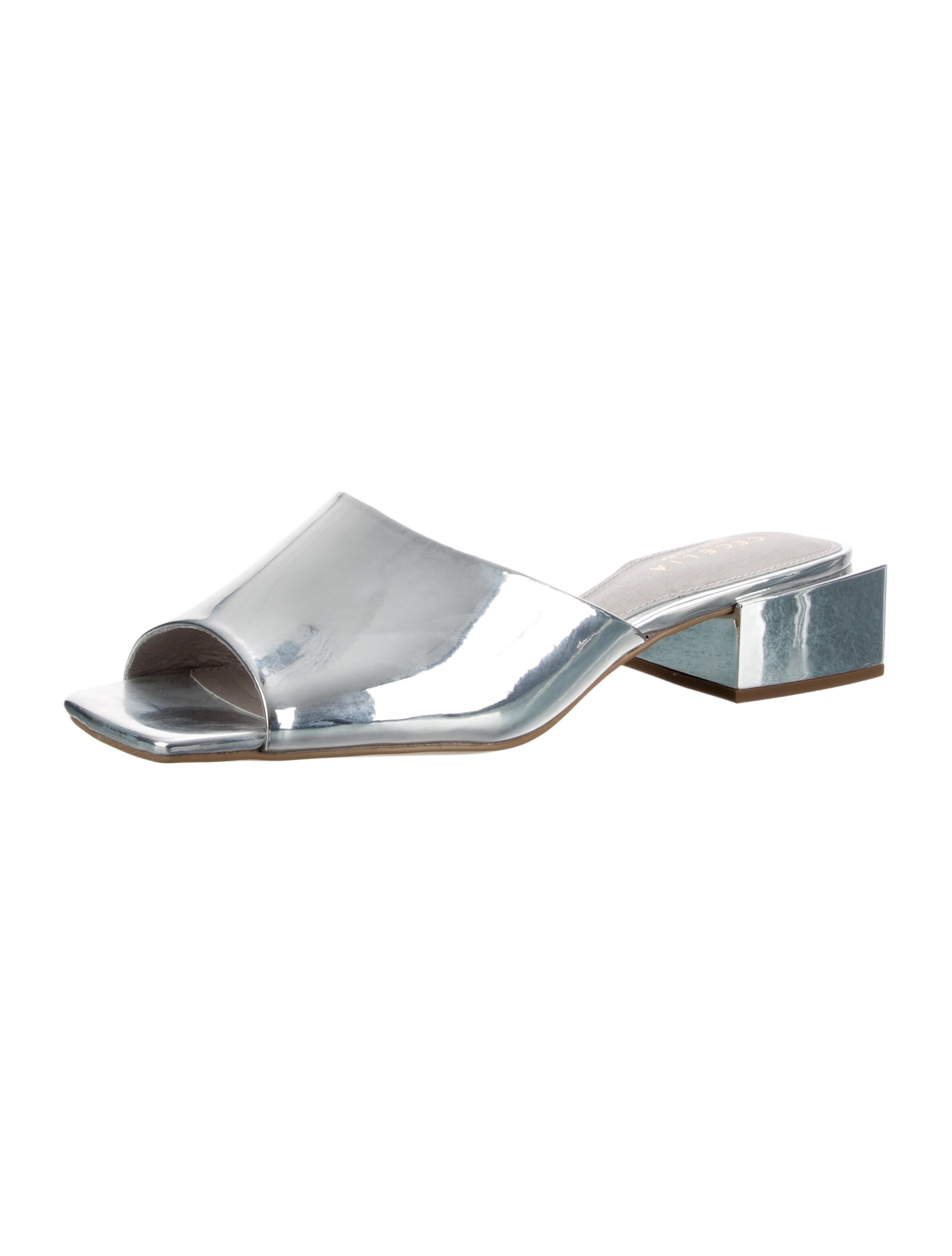 Cecelia Patent Leather Slides