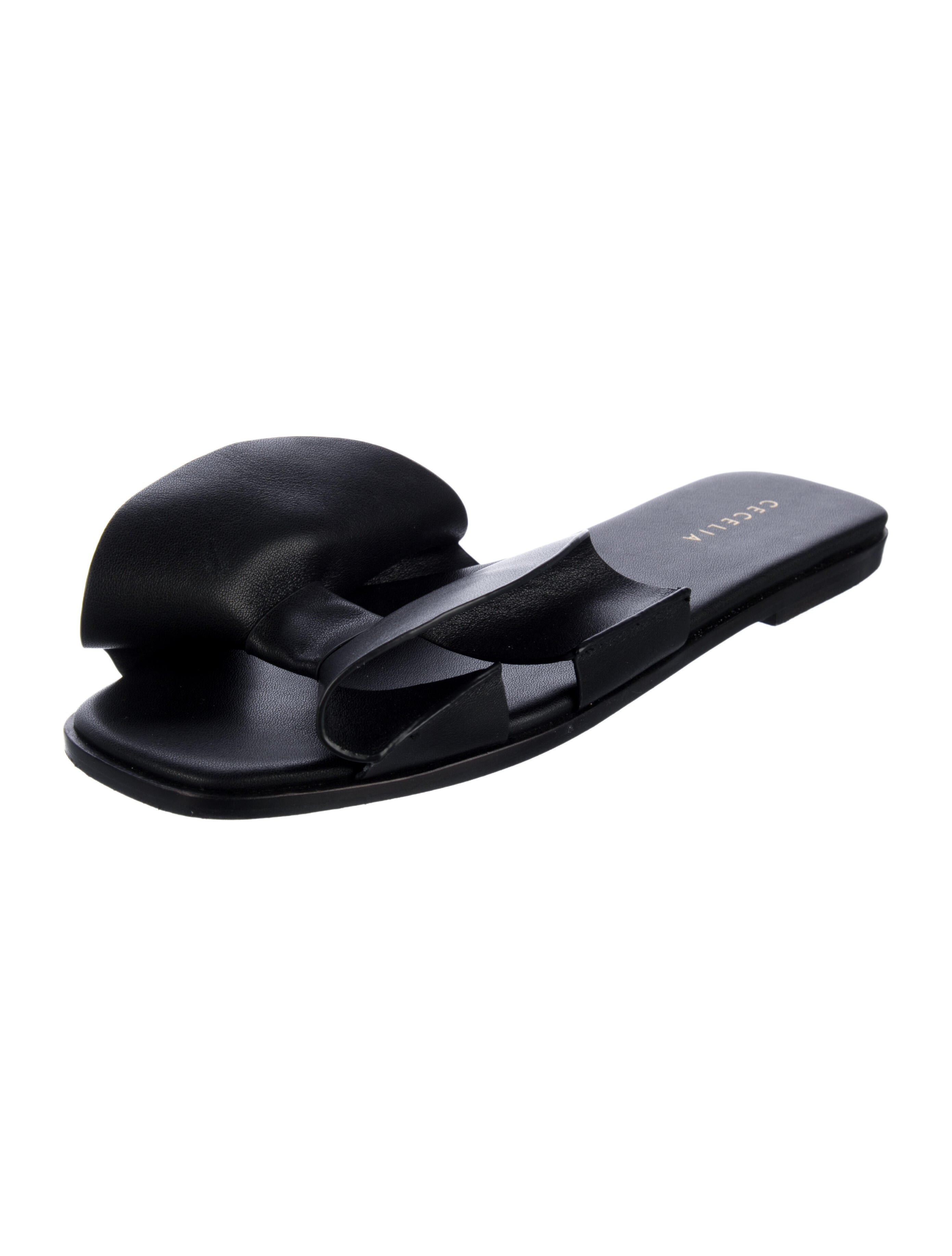 Cecelia Leather Slides