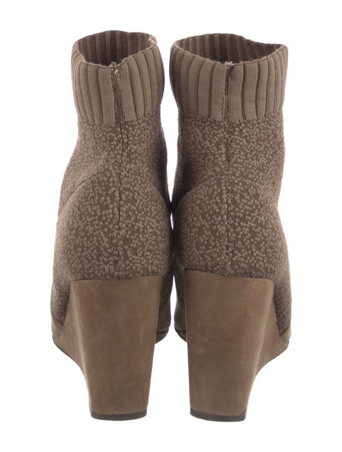 Cecelia Suede Printed Sock Boots