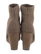 Cecelia Suede Printed Sock Boots
