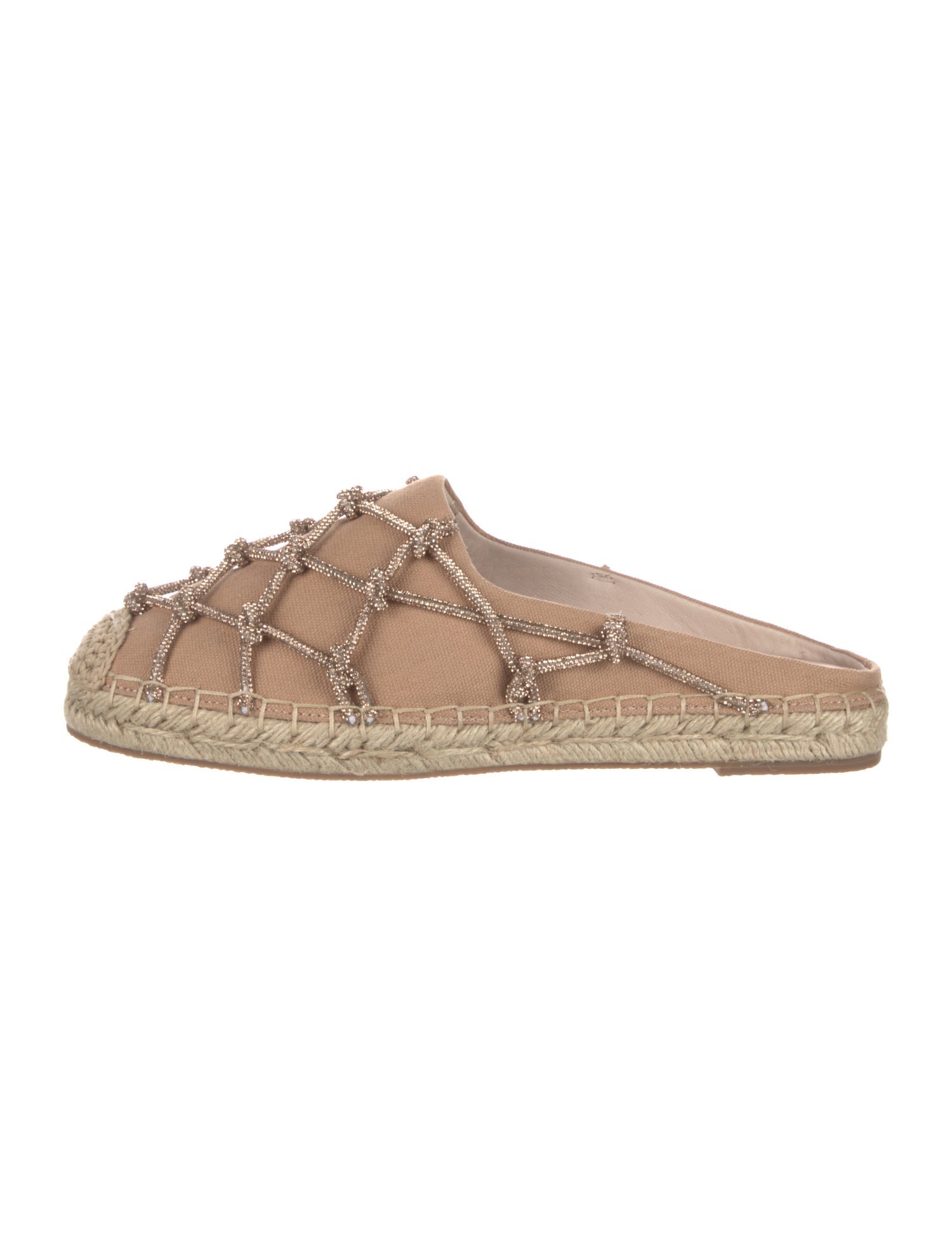 Cecelia Canvas Crystal Embellishments Espadrilles