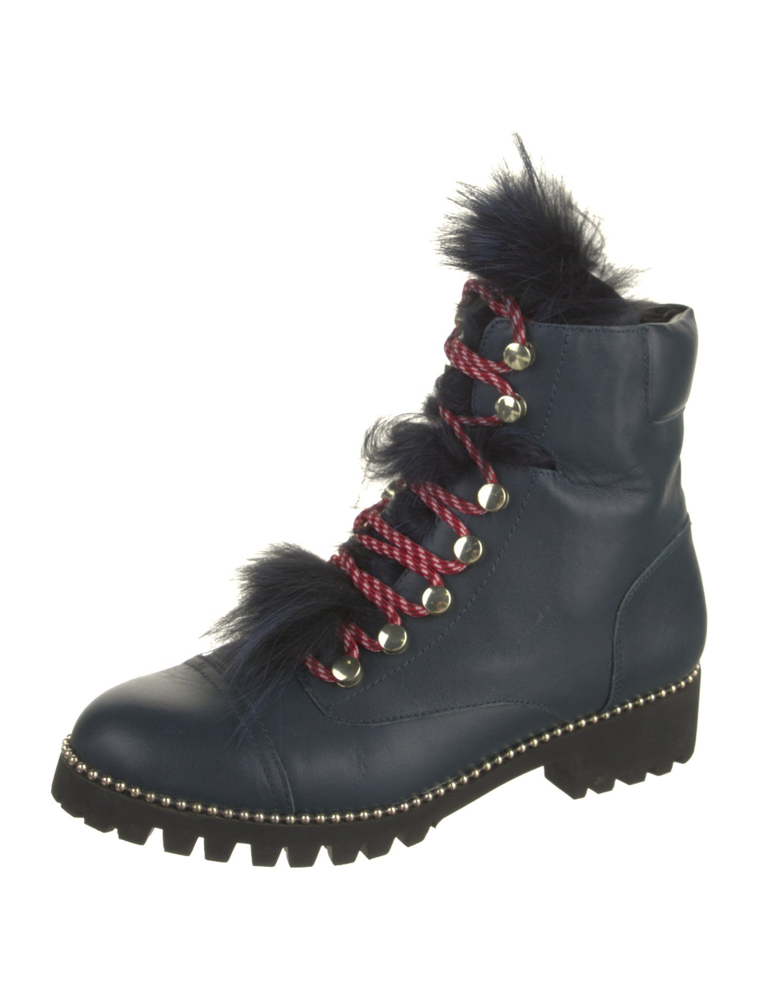 Cecelia Leather Combat Boots