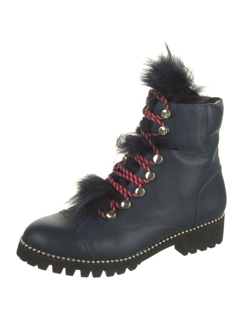 Cecelia Leather Combat Boots