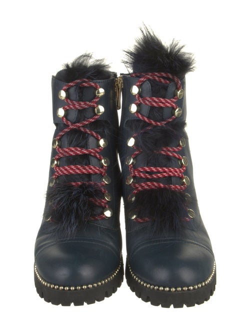Cecelia Leather Combat Boots