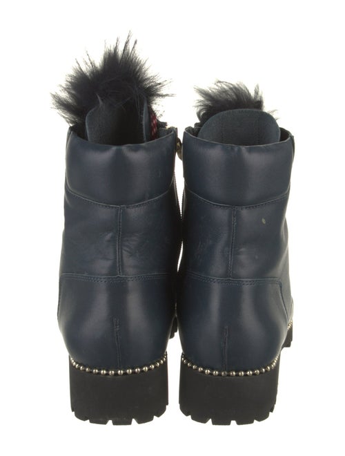 Cecelia Leather Combat Boots