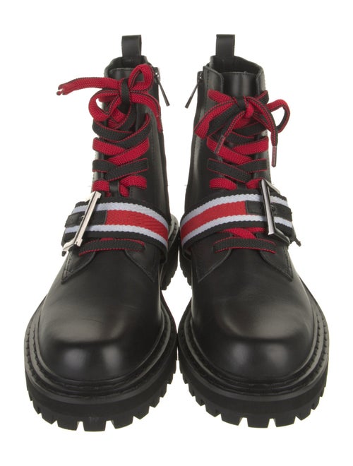 Cecelia Leather Combat Boots