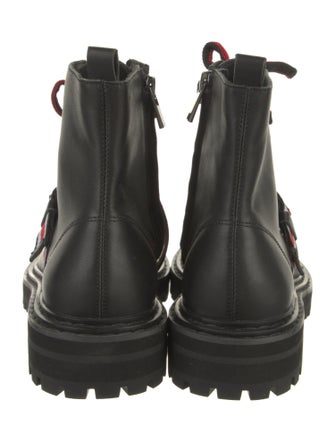 Cecelia Leather Combat Boots