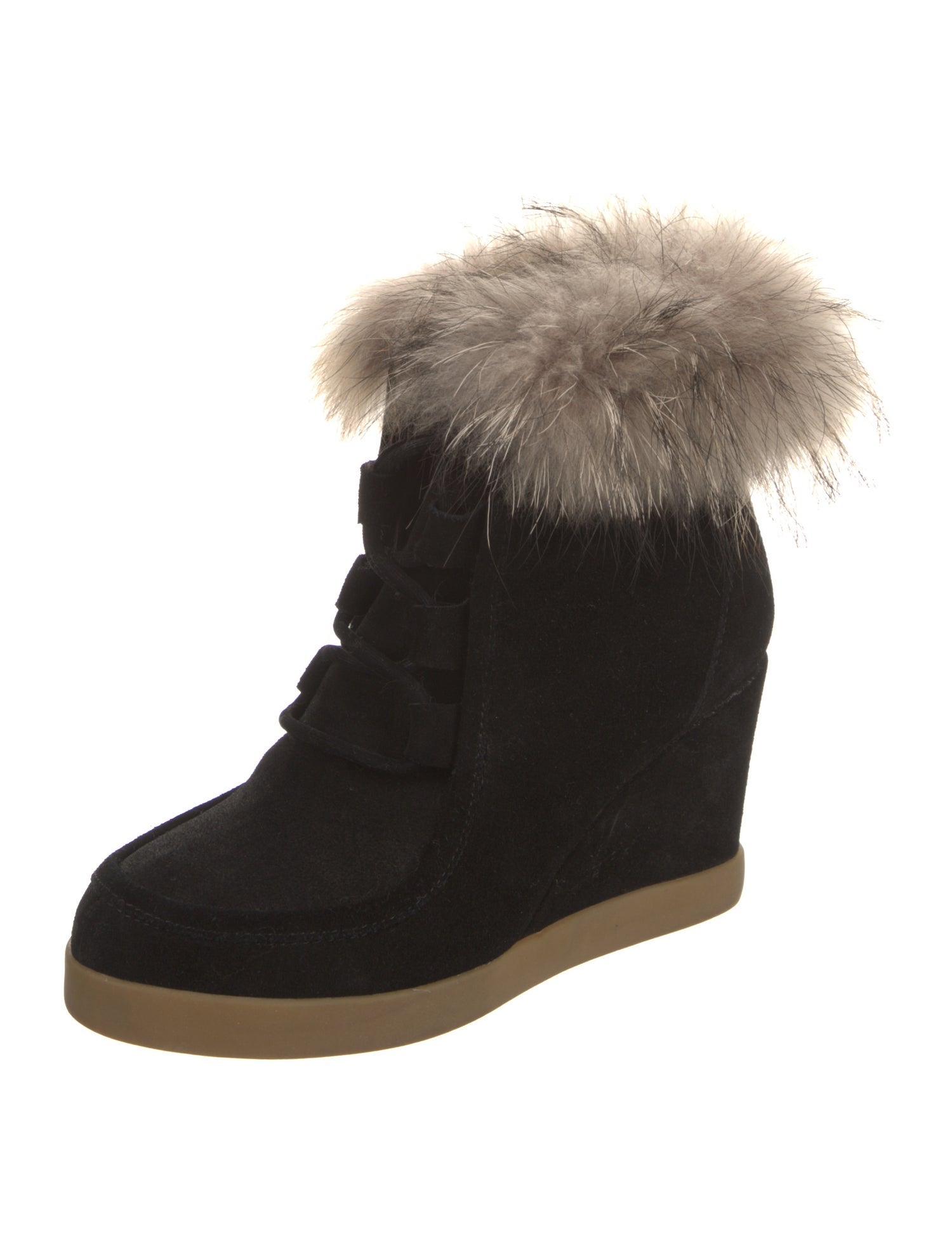 Cecelia Suede Lace-Up Boots