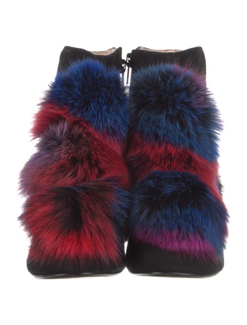 Cecelia Suede Fur Trim Boots