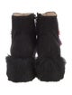 Cecelia Suede Fur Trim Boots