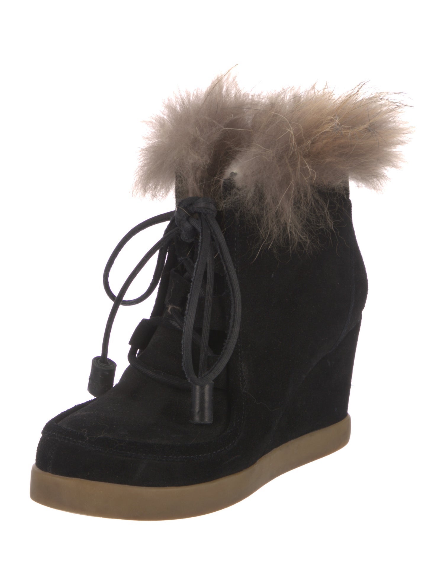 Cecelia Suede Lace-Up Boots